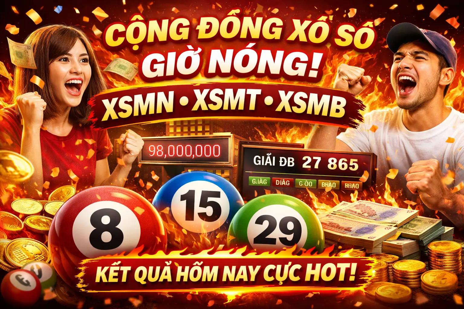 Cộng đồng xổ số hôm nay đang nóng: XSMN, XSMT, XSMB khiến anh em bàn tán sôi nổi